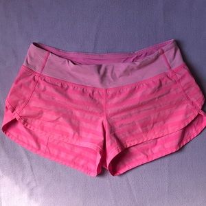 Pink Lululemon Shorts Size 6
